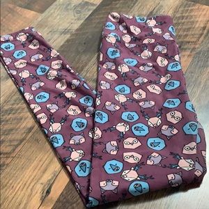 Woodland Animal Lularoe Leggings